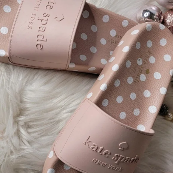 Kate Spade Women's Slides Size:6b DUSTY PINK new - Picture 3 of 6